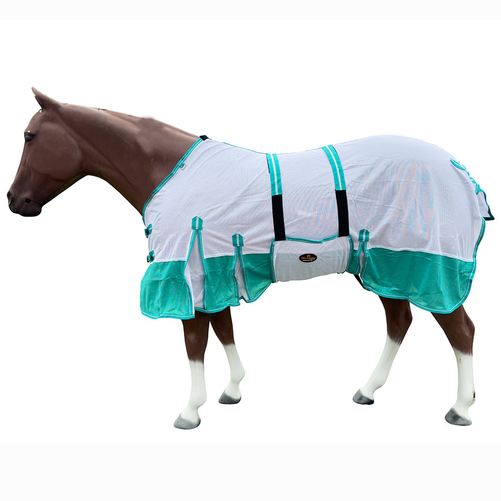 HILASON Horse Fly Sheet - Summer Spring UV Protection Mesh Bug Mosquito FlySheet for Horses | Fly-Sheet
