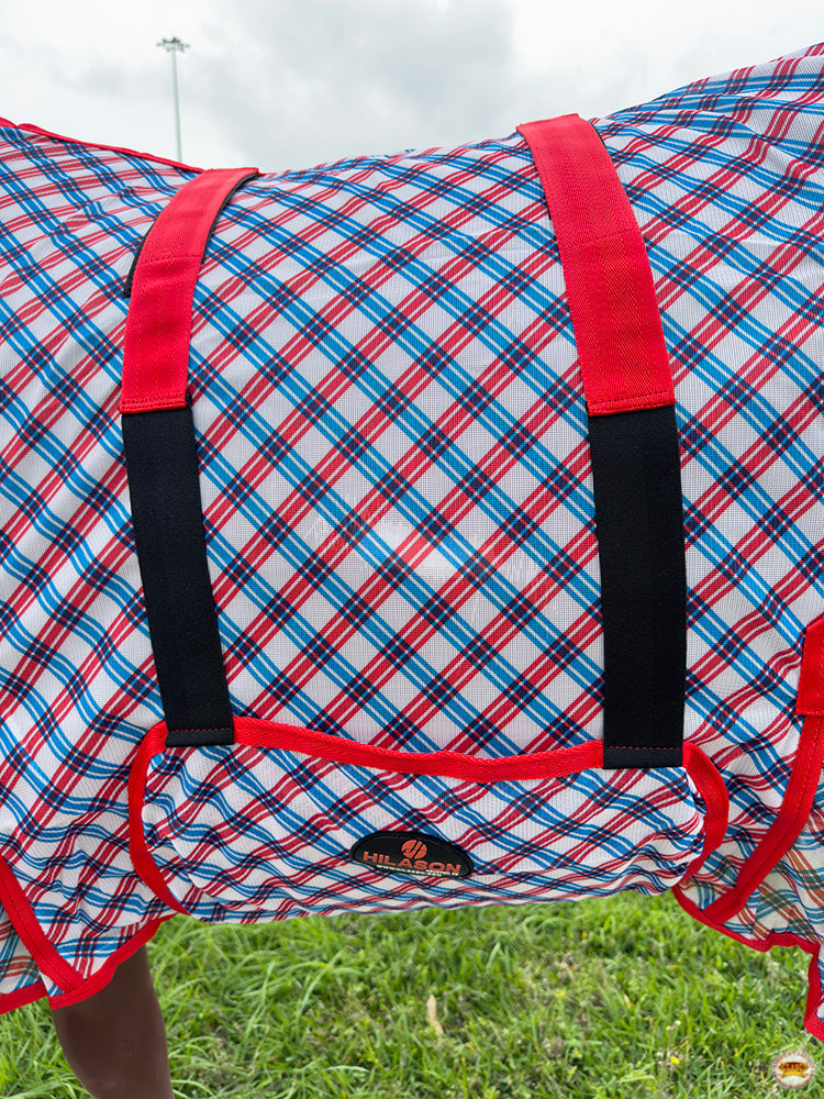 HILASON Horse Fly Sheet - Summer Spring UV Protection Mesh Bug Mosquito FlySheet for Horses | Fly-Sheet
