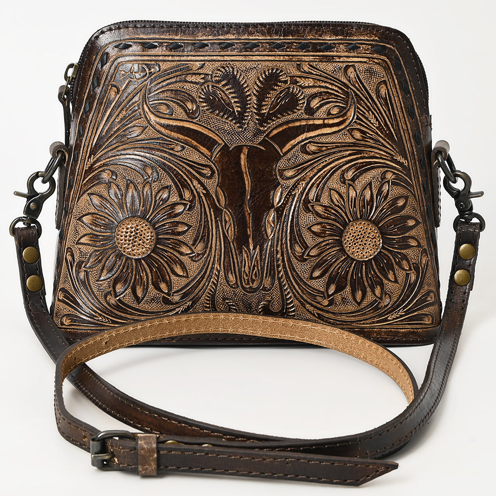 American Darling Hand Tooled Genuine Leather