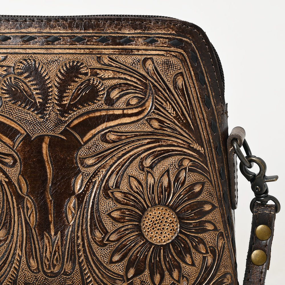 American Darling Hand Tooled Genuine Leather