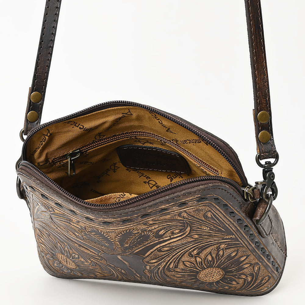 American Darling Hand Tooled Genuine Leather