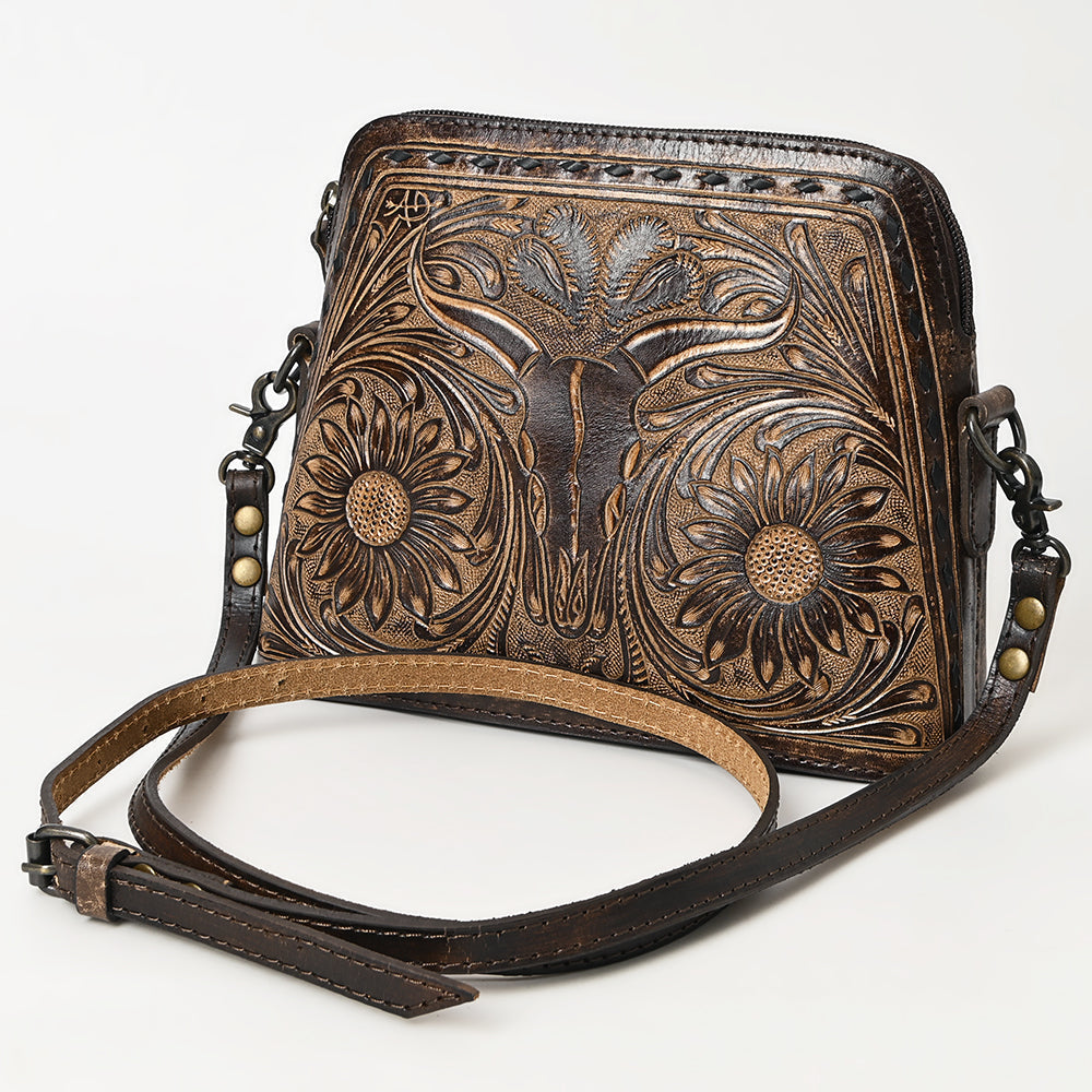 American Darling Hand Tooled Genuine Leather