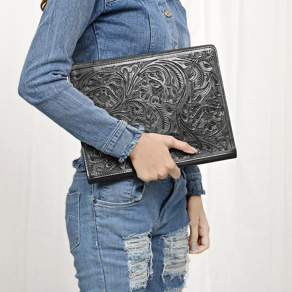 American Darling Hand Tooled Genuine Leather