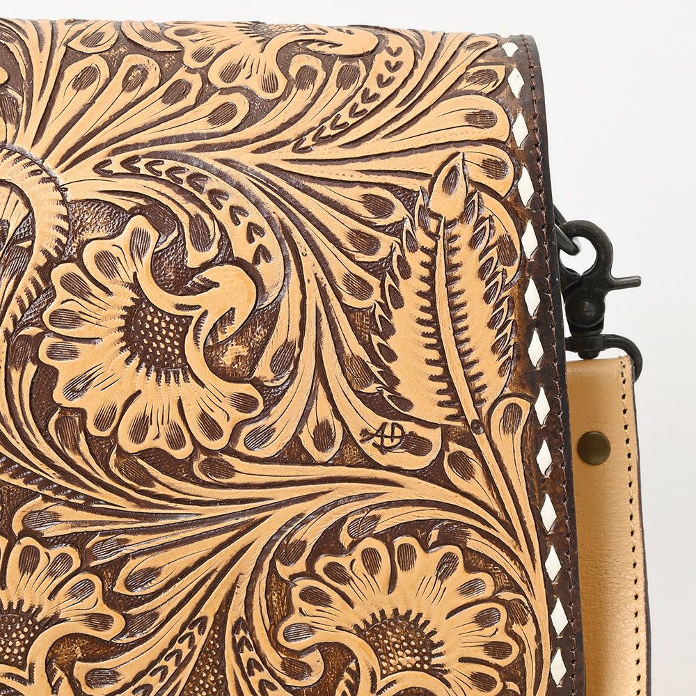 American Darling Hand Tooled Genuine Leather