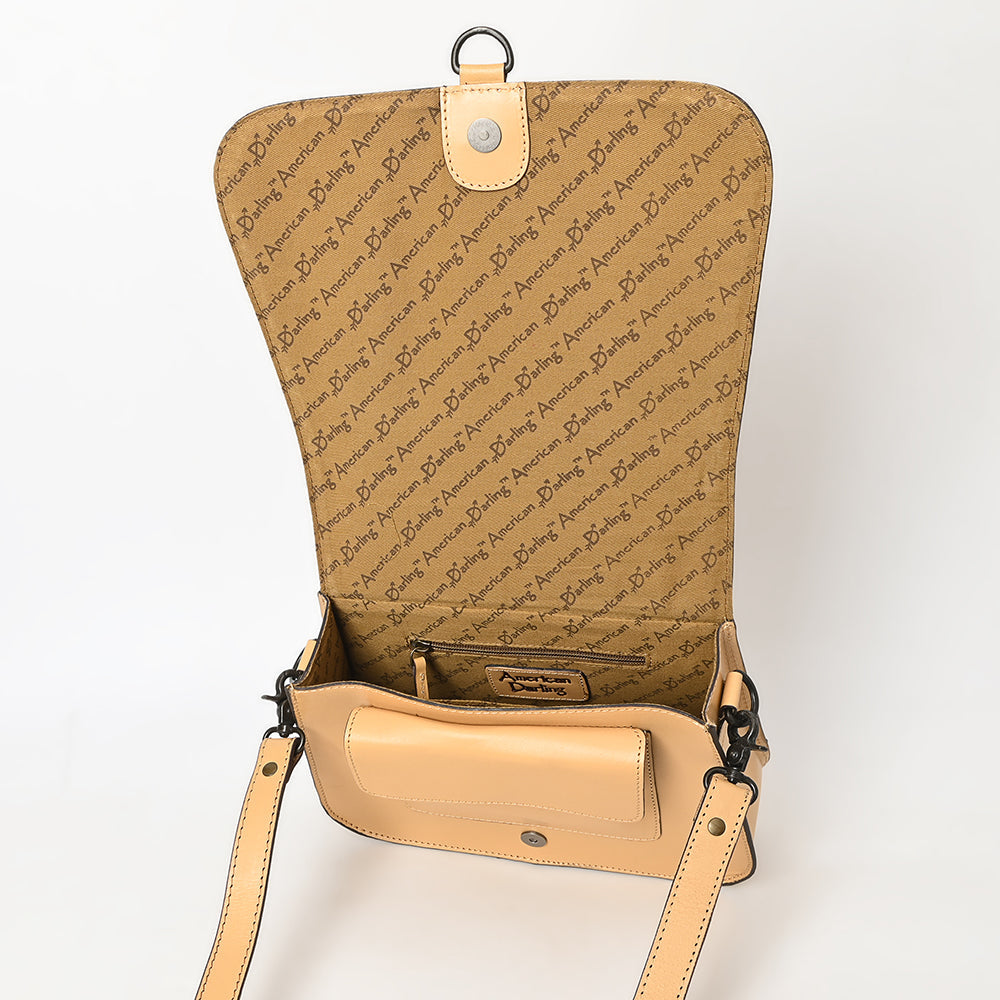 American Darling Hand Tooled Genuine Leather