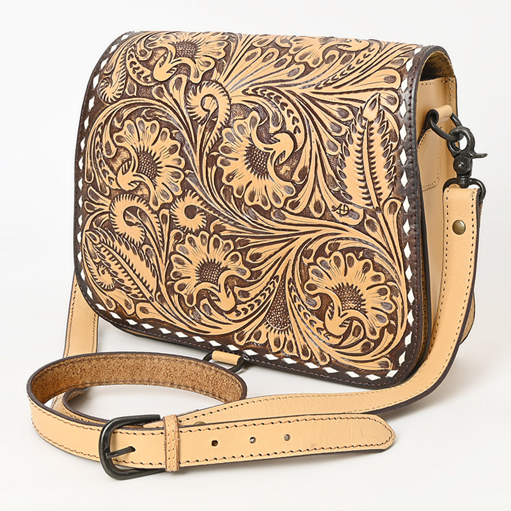 American Darling Hand Tooled Genuine Leather