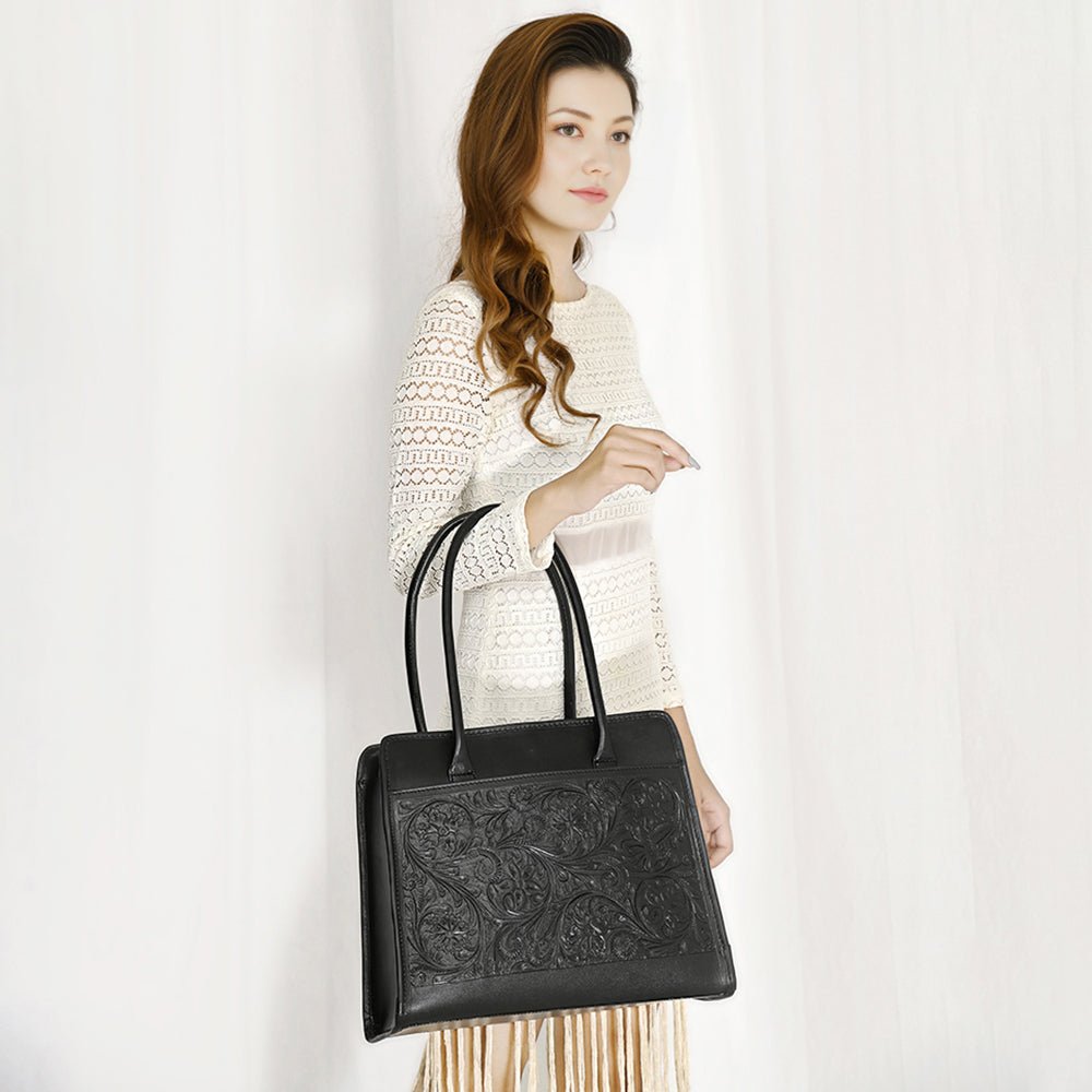 American Darling Hand Tooled Genuine Leather