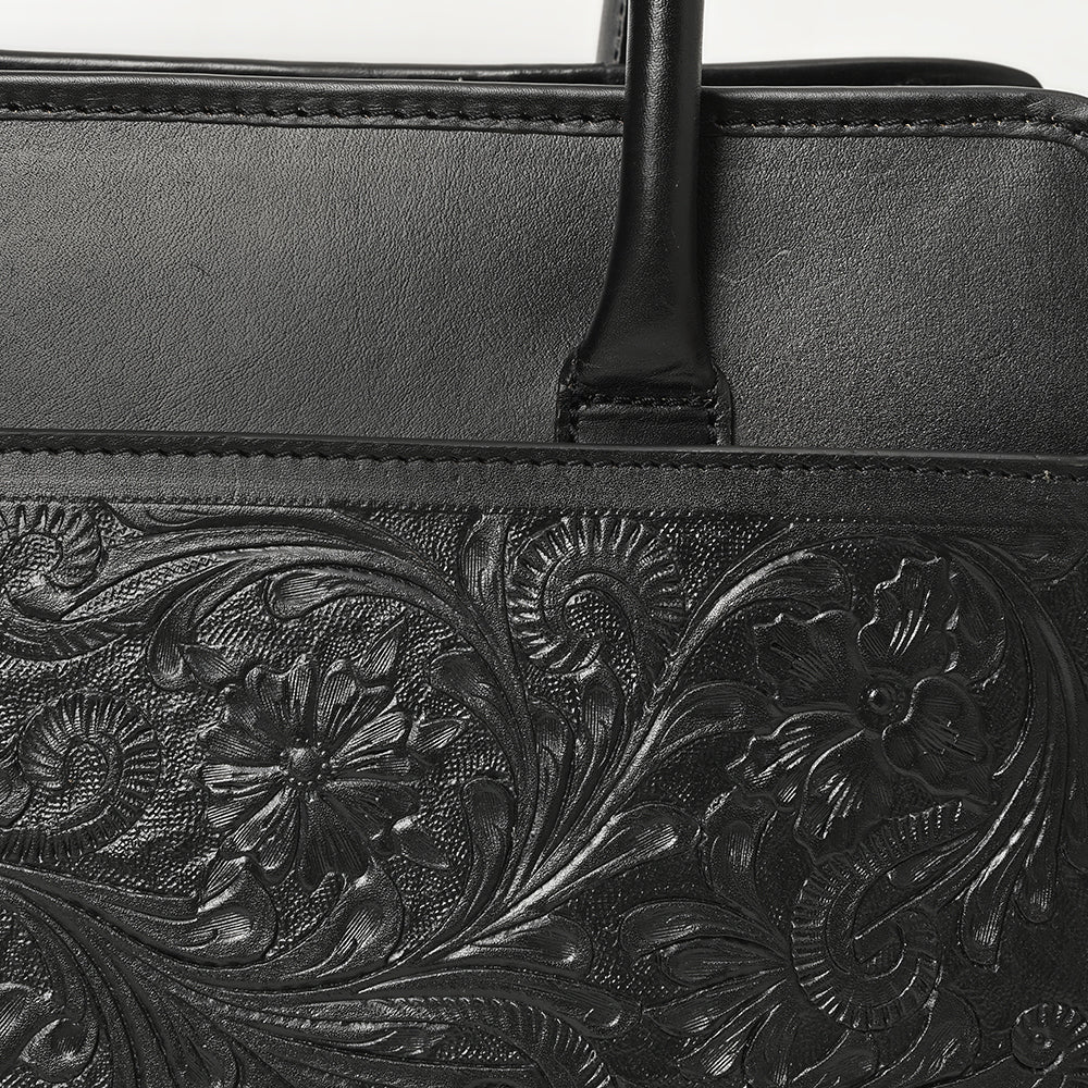 American Darling Hand Tooled Hair-On Genuine Leather