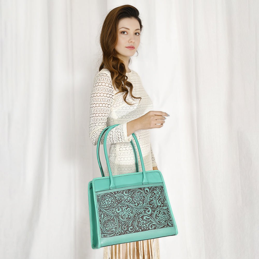 American Darling Hand Tooled Genuine Leather