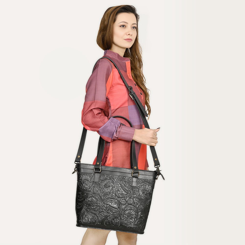 American Darling Hand Tooled Genuine Leather