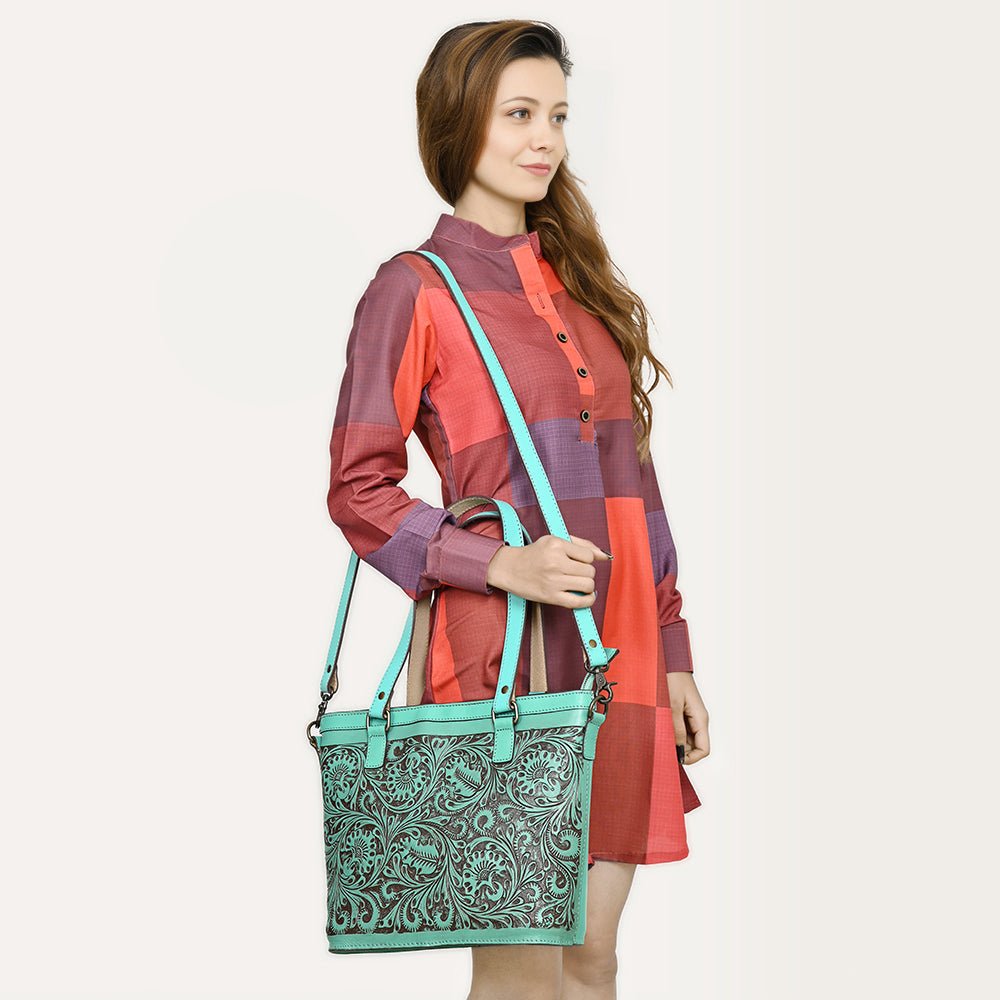 American Darling Hand Tooled Genuine Leather