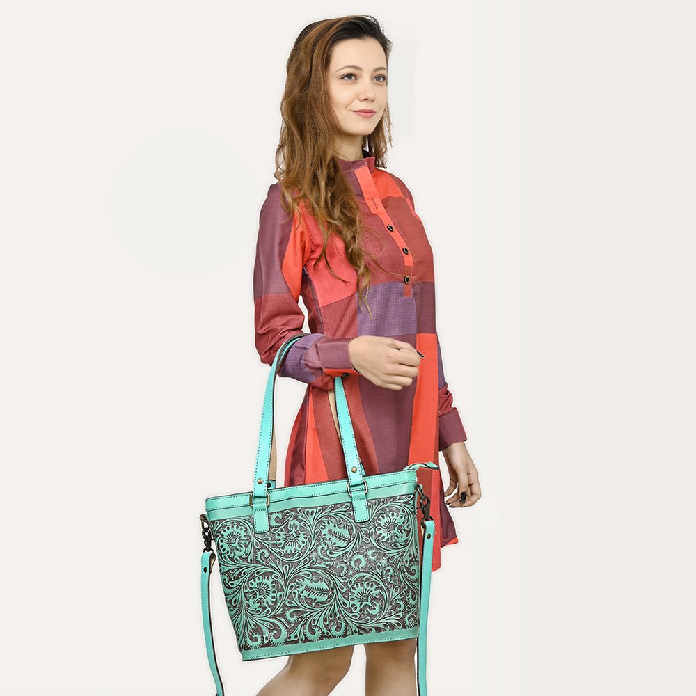 American Darling Hand Tooled Genuine Leather