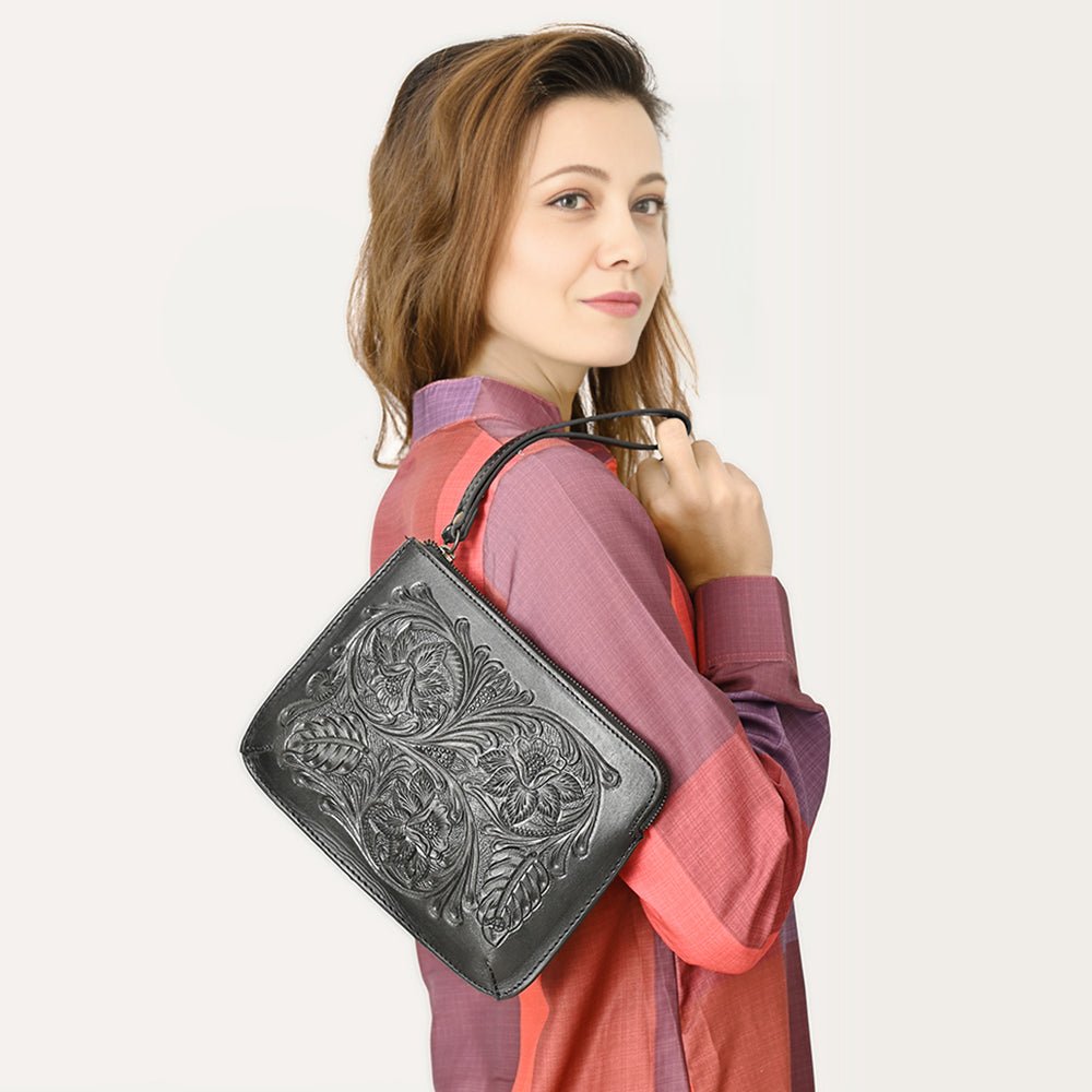 American Darling Hand Tooled Genuine Leather
