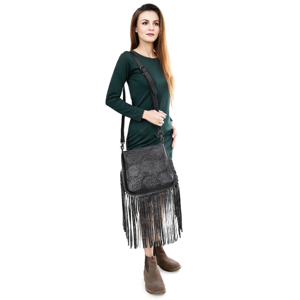 American Darling Hand Tooled Genuine Leather