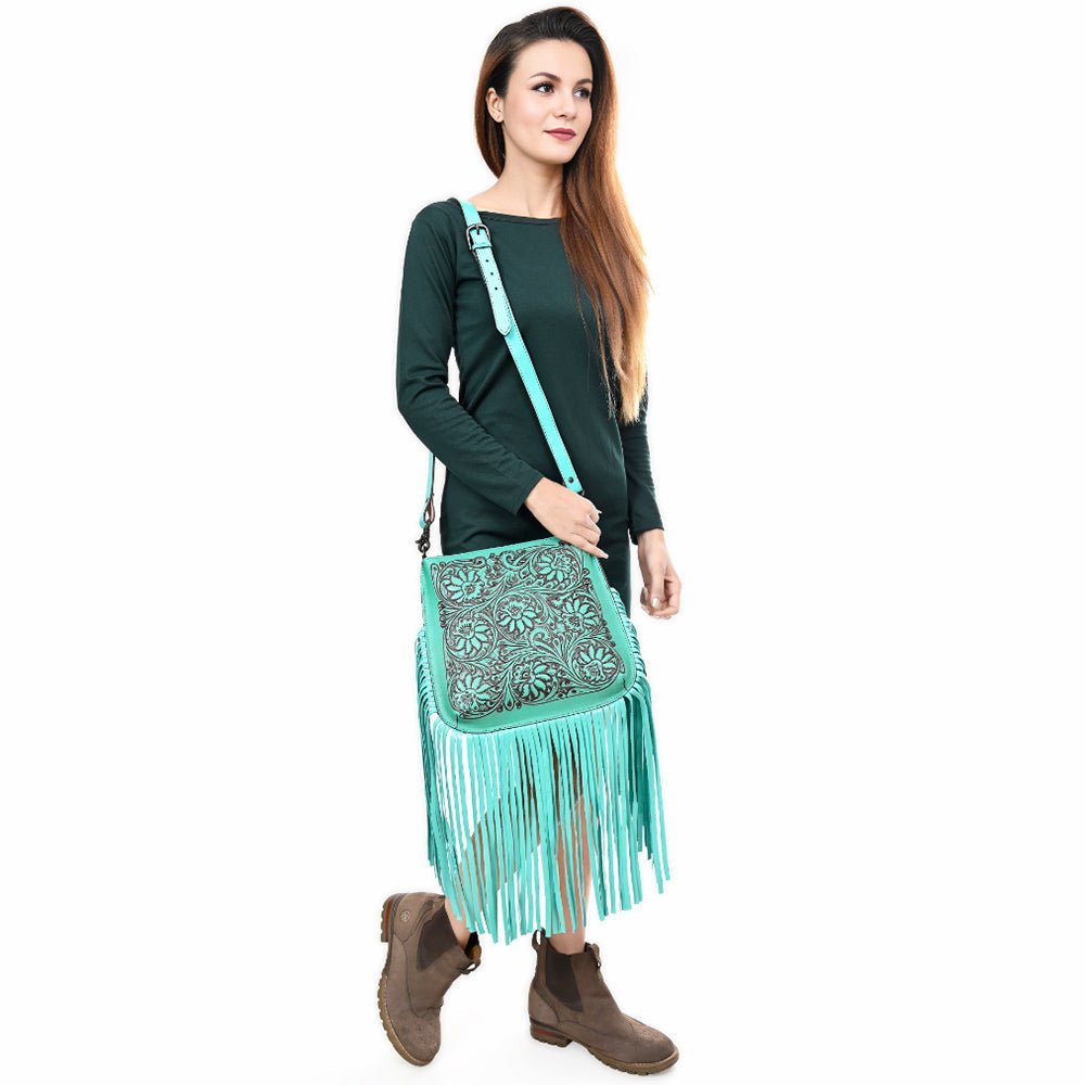 American Darling Hand Tooled Genuine Leather
