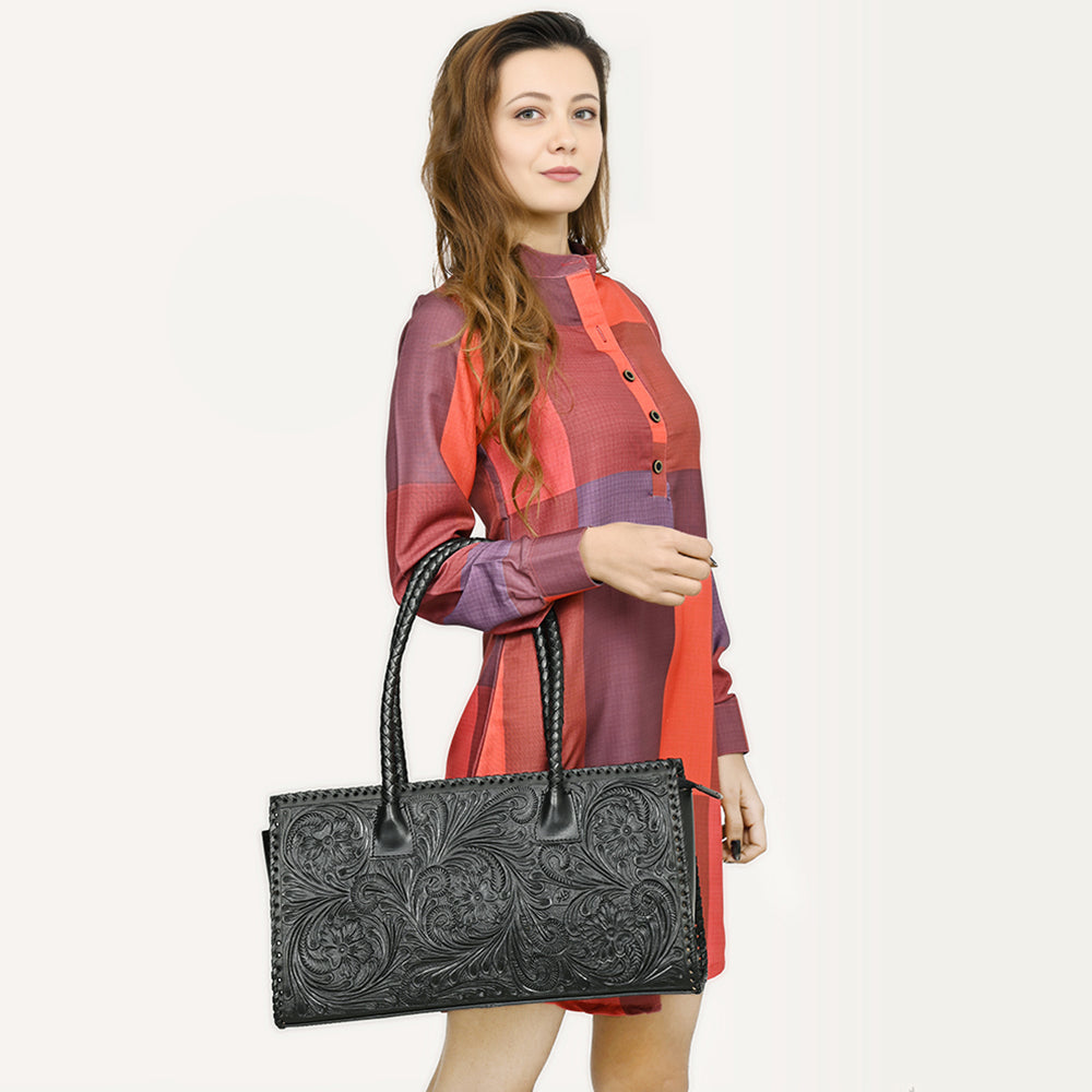 American Darling Hand Tooled Genuine Leather