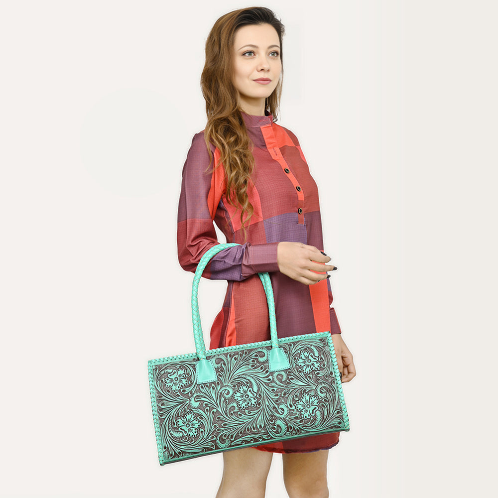 American Darling Hand Tooled Genuine Leather