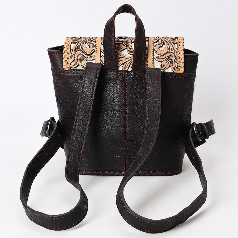 American Darling Backpack Hand Tooled Hair-on Genuine Leather
