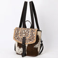 American Darling Backpack Hand Tooled Hair-on Genuine Leather