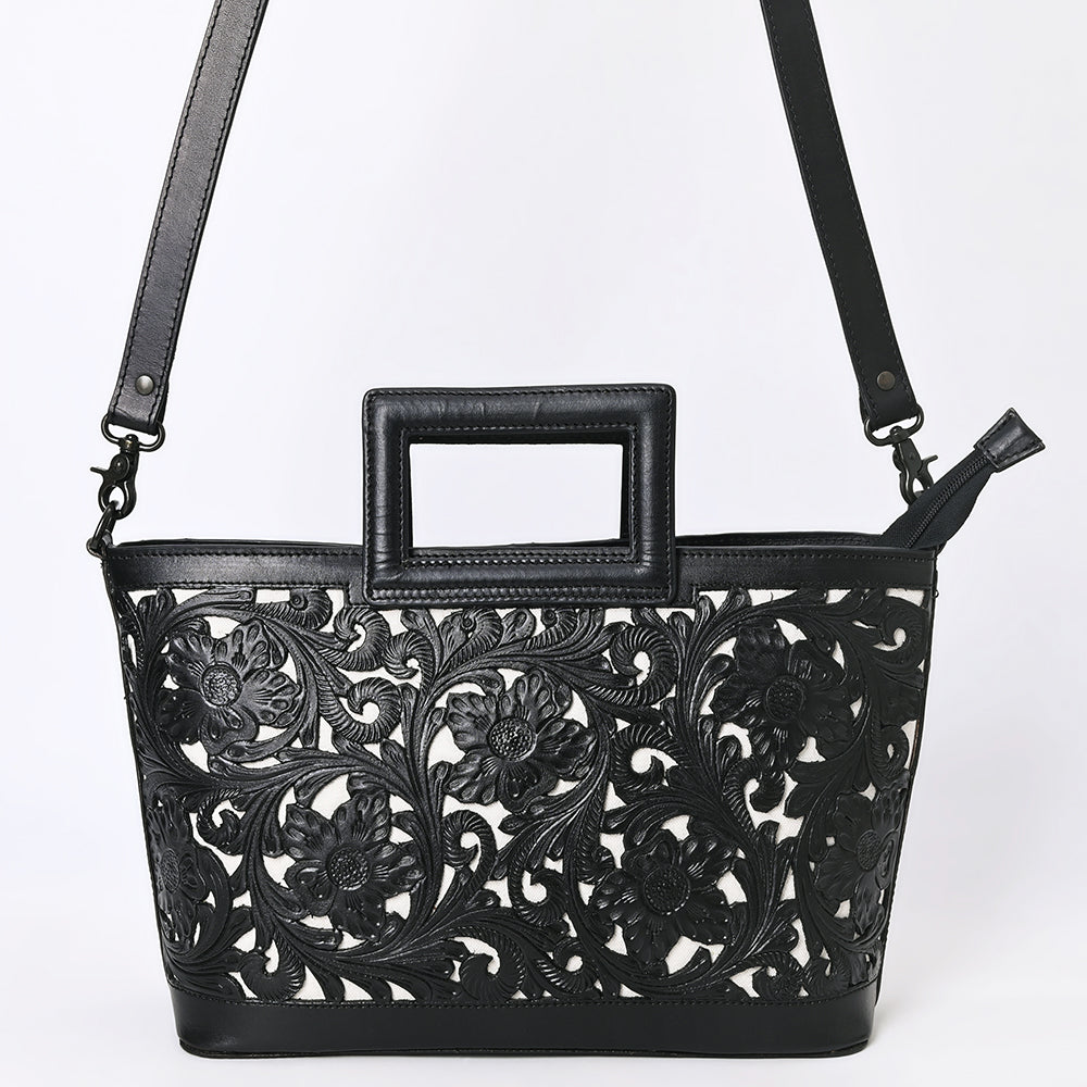 American Darling Tote Hand tooled Genuine Suede Leather Women Bag Western Handbag Purse | Travel Bags