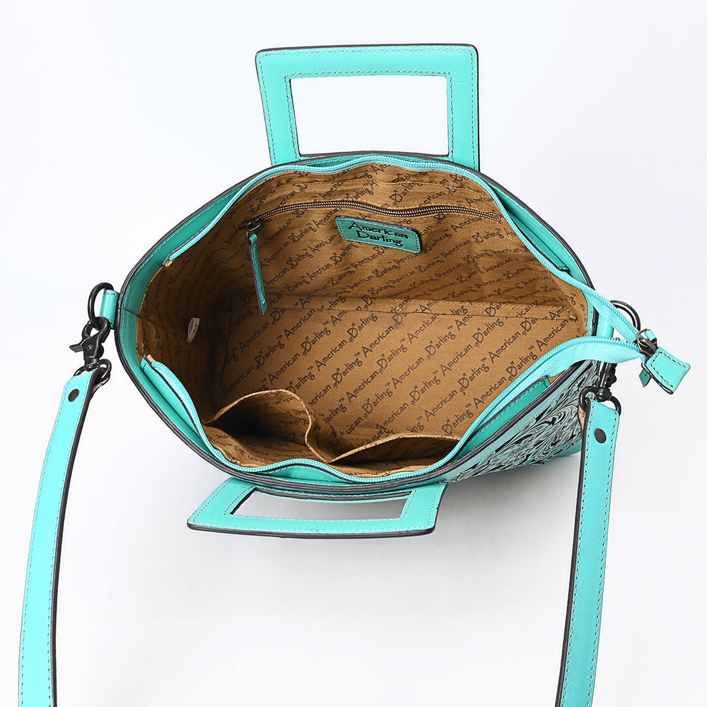 American Darling Hand Tooled Genuine Leather