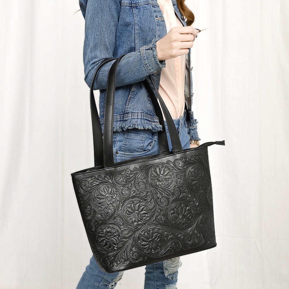 American Darling Hand Tooled Genuine Leather