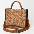 American Darling Hand-Tooled Genuine Leather Crossbody Bag