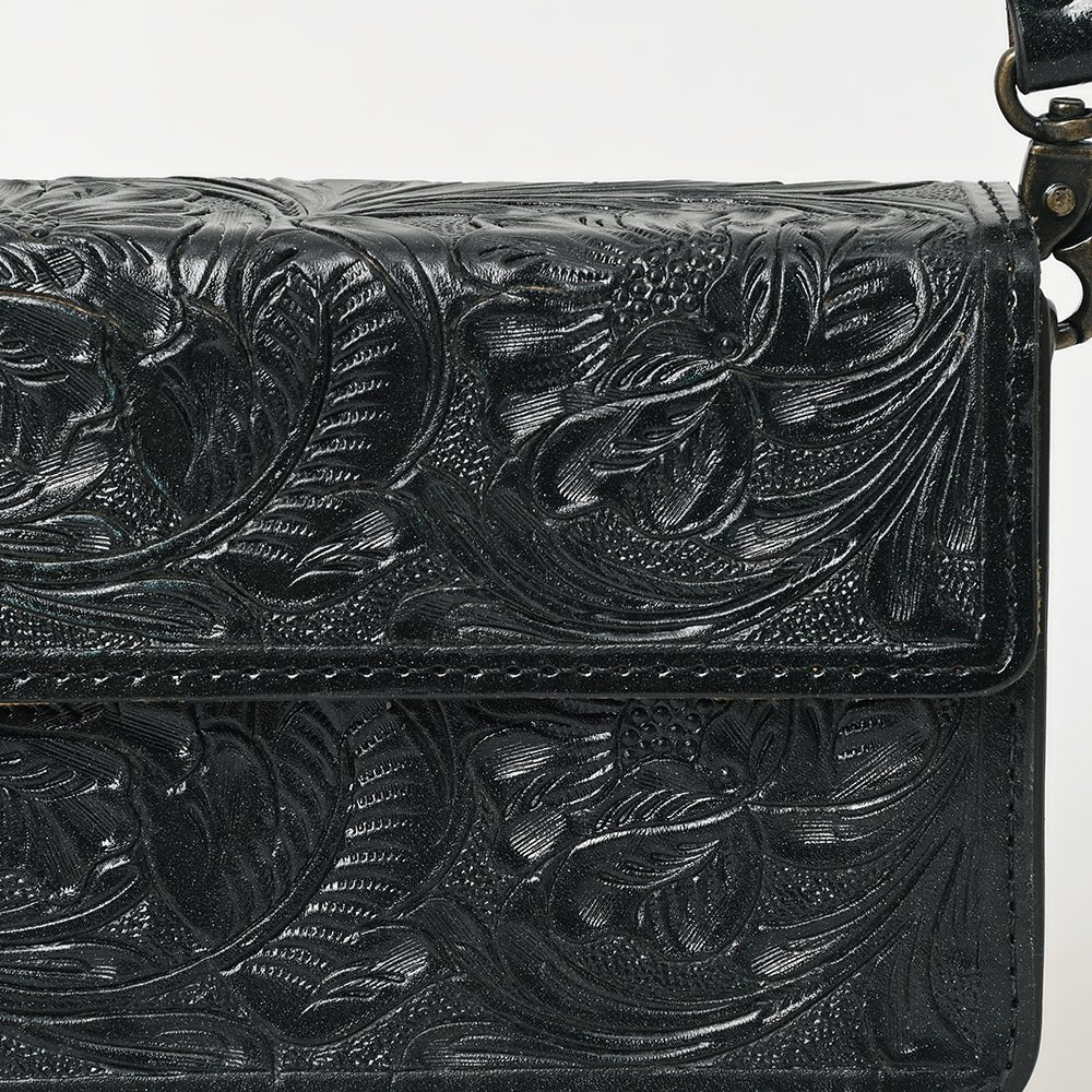 American Darling Small Crossbody Hand Tooled Genuine Leather
