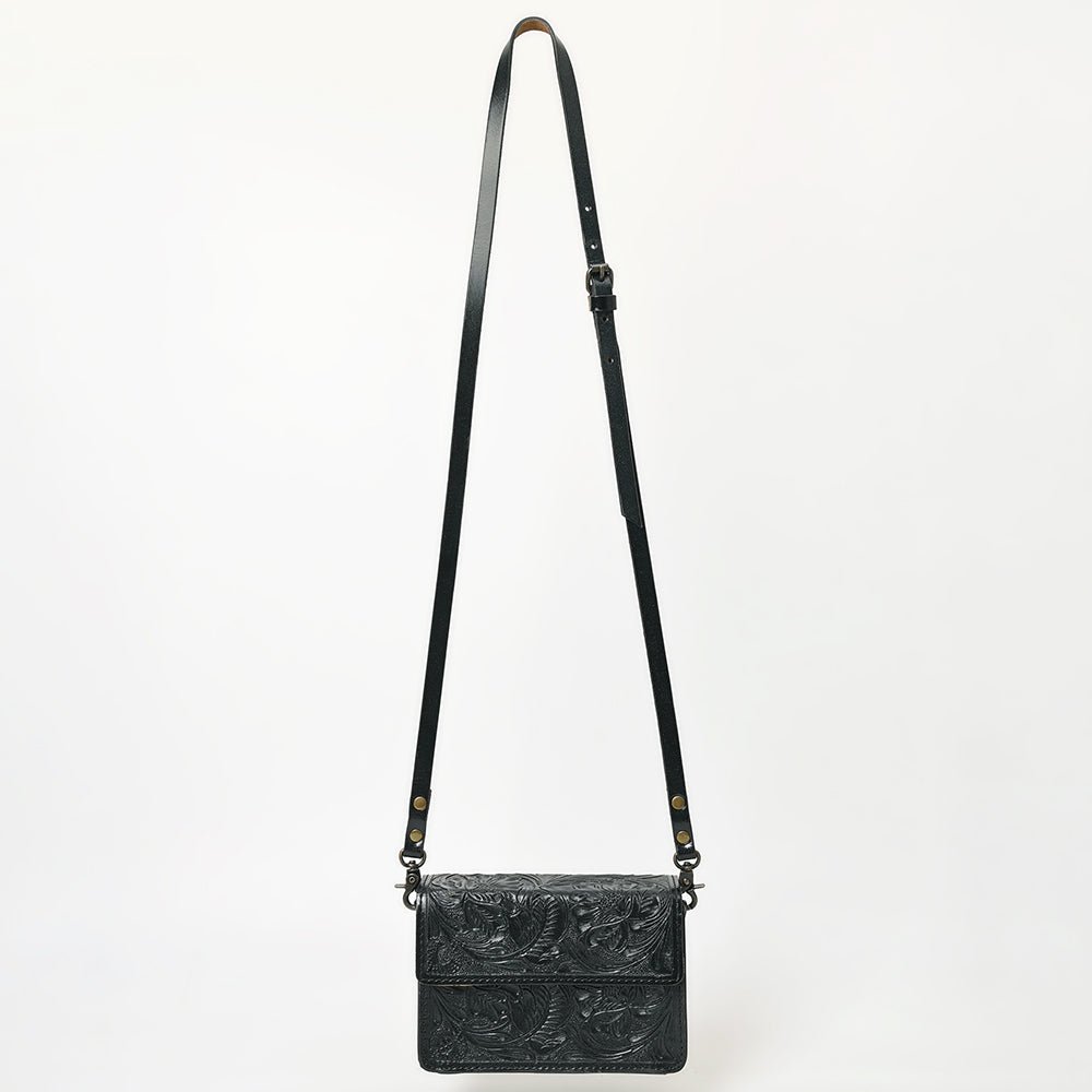 American Darling Small Crossbody Hand Tooled Genuine Leather