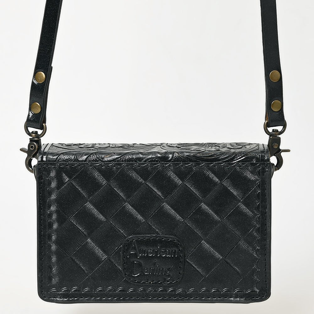 American Darling Small Crossbody Hand Tooled Genuine Leather