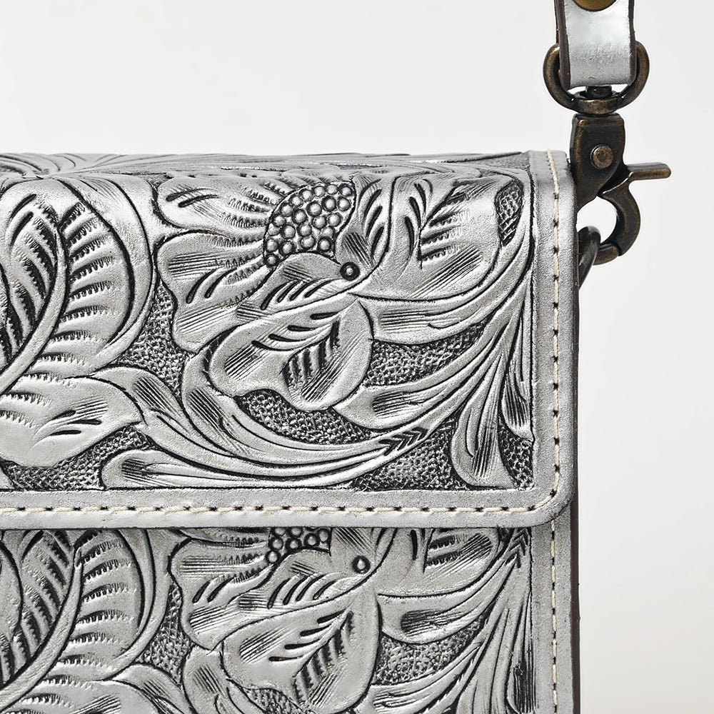 American Darling Small Crossbody Hand Tooled Genuine Leather