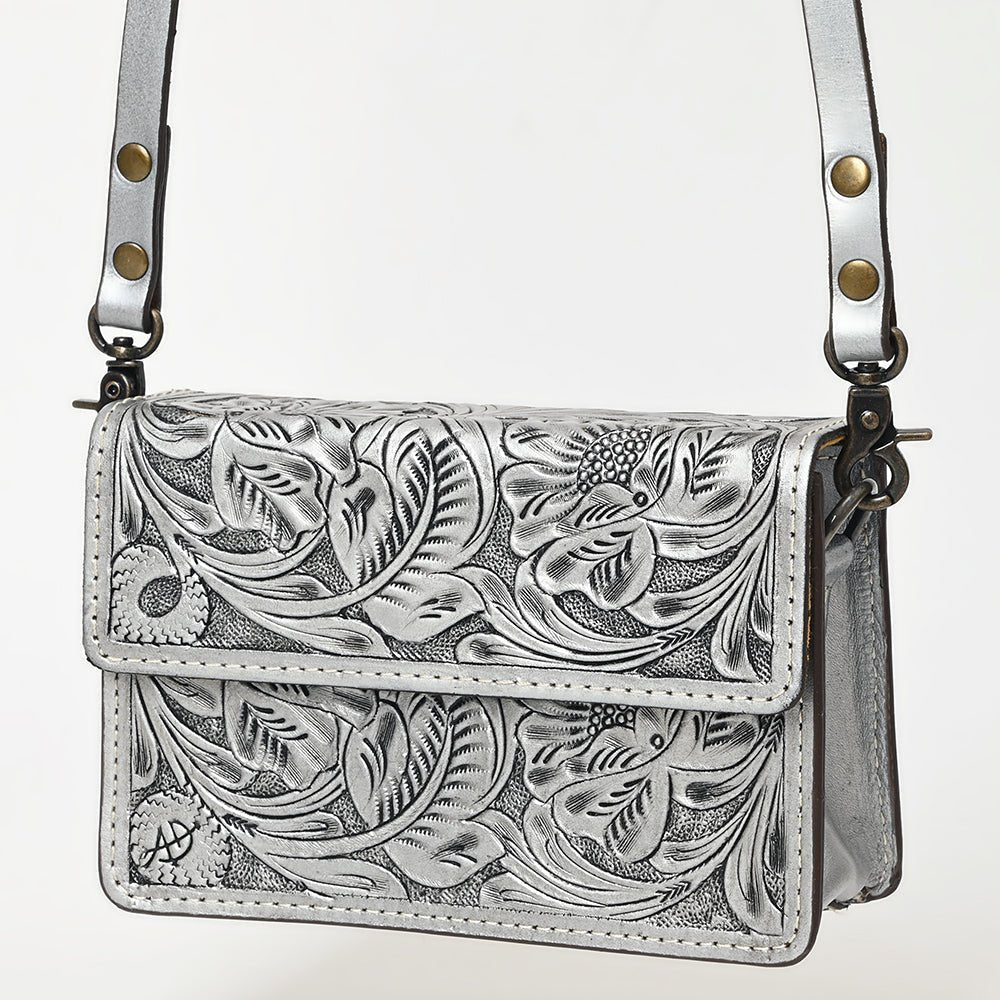 American Darling Small Crossbody Hand Tooled Genuine Leather
