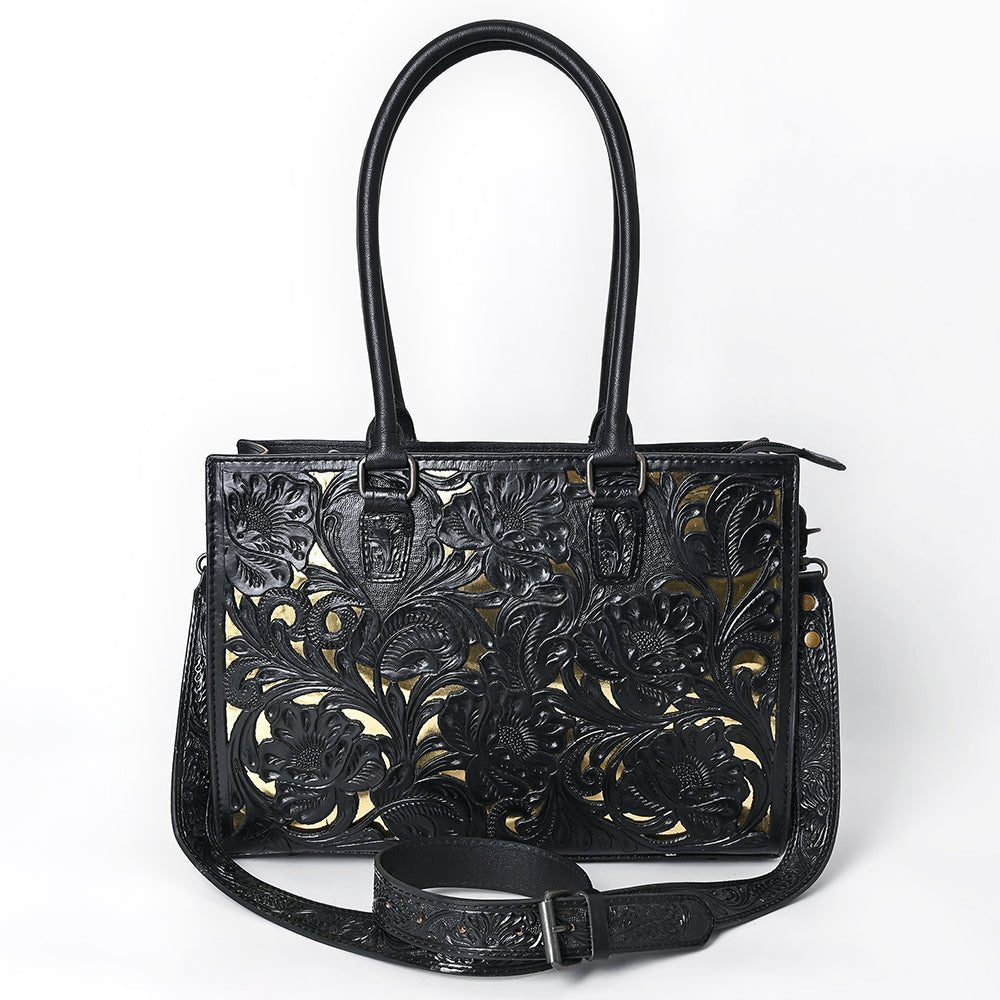 American Darling Hand-Tooled Genuine Leather Tote