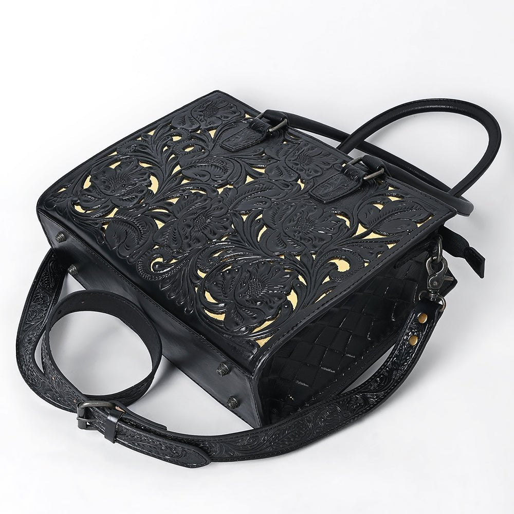 American Darling Hand-Tooled Genuine Leather Tote