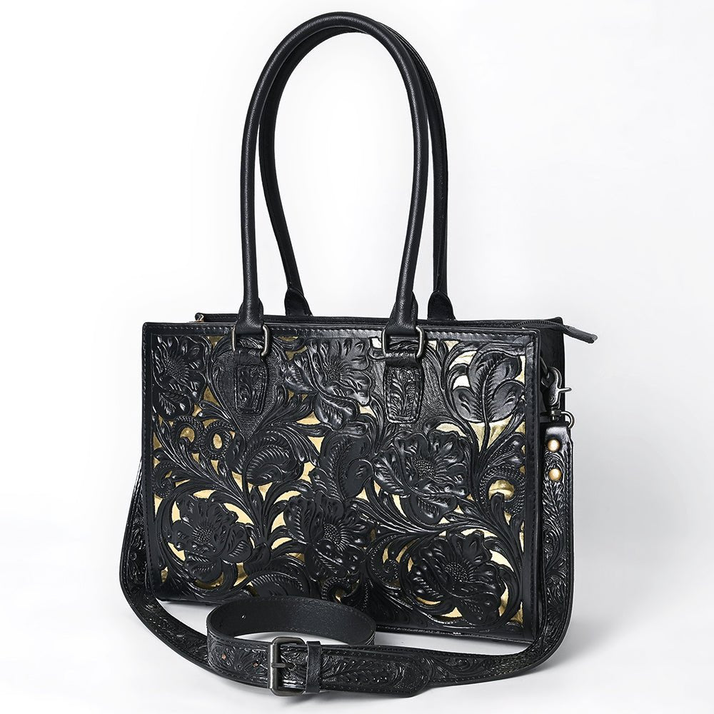 American Darling Hand-Tooled Genuine Leather Tote