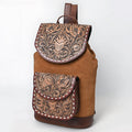 American Darling Hand-Tooled Genuine Leather Backpack