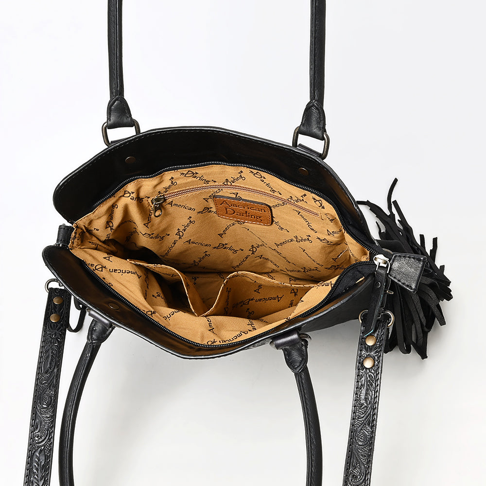 American Darling Hand-Tooled Genuine Leather Tote