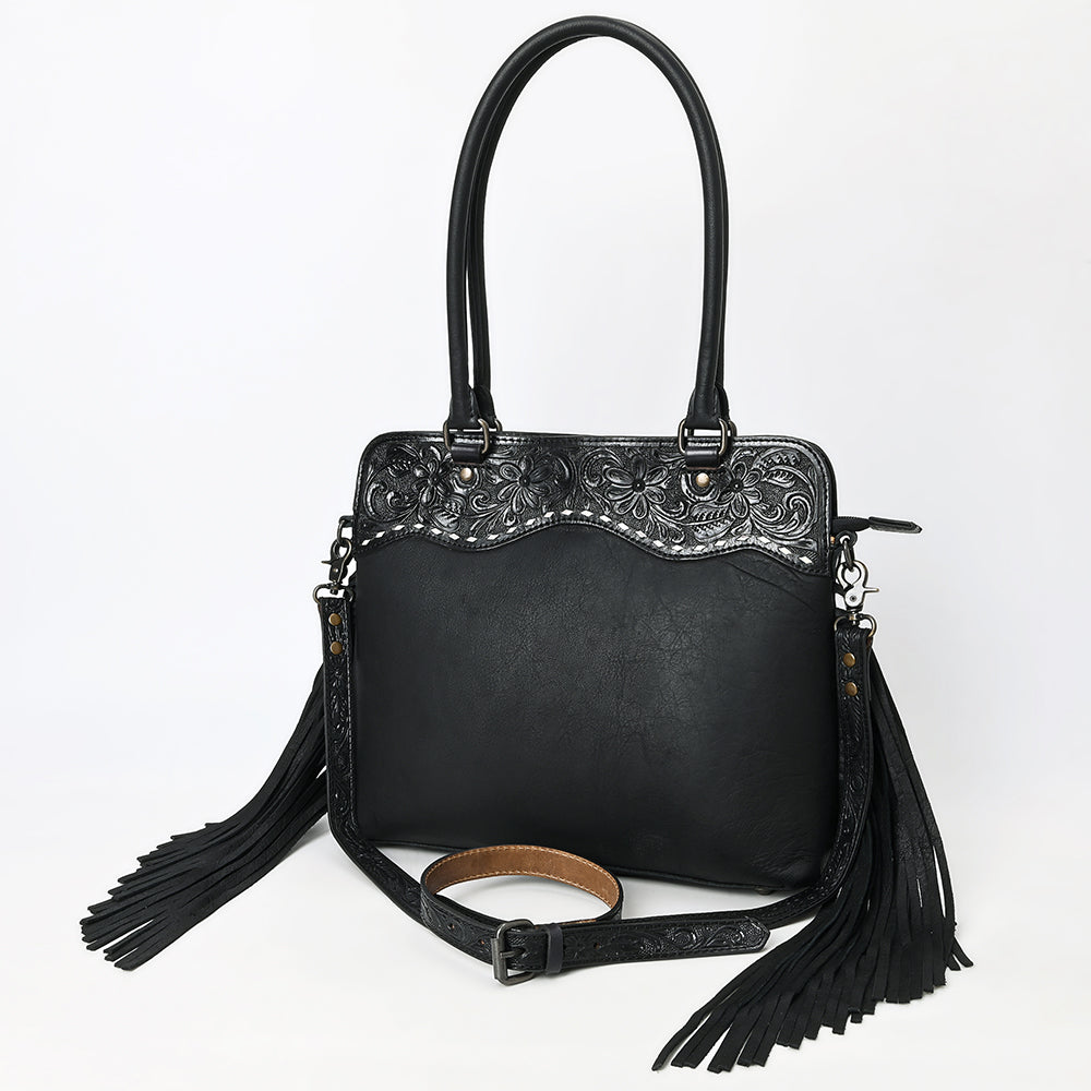 American Darling Hand-Tooled Genuine Leather Tote