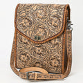 American Darling Hand-Tooled Genuine Leather Envelope Bag