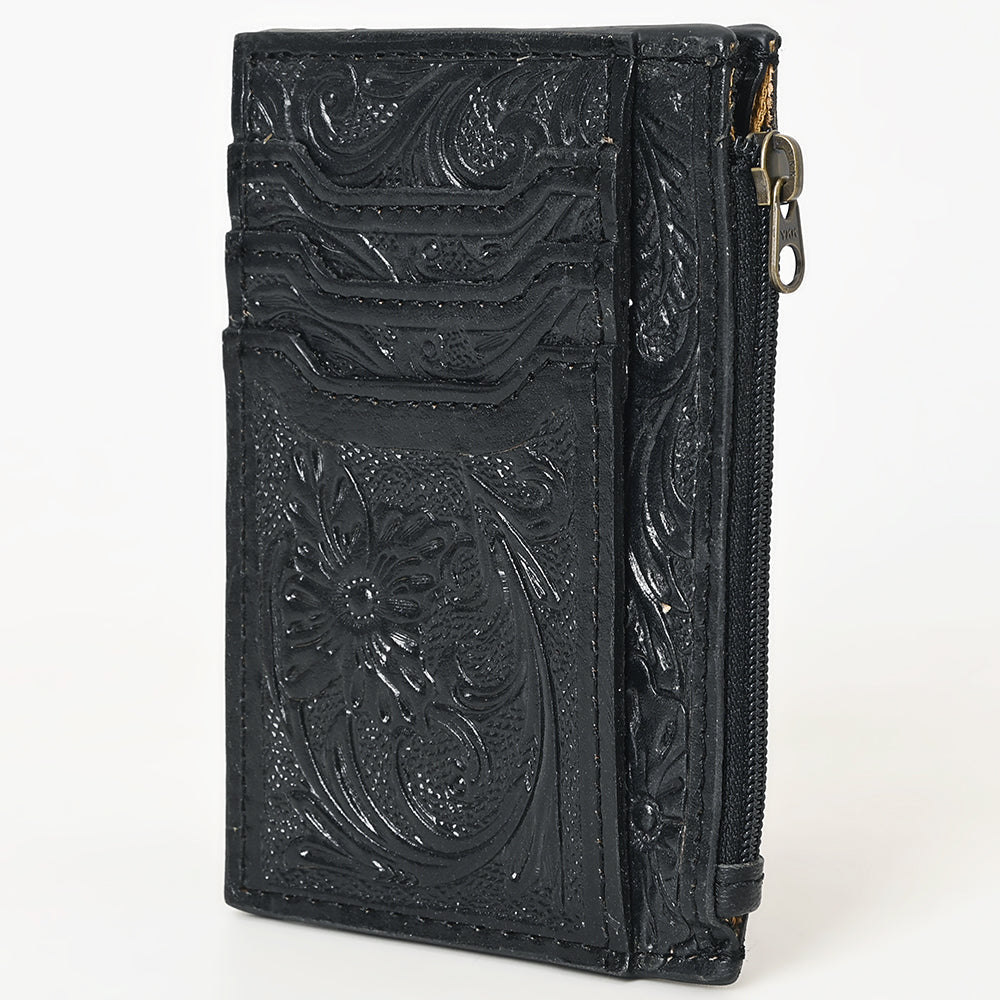 American Darling Card-Holder Hand Tooled Genuine Leather