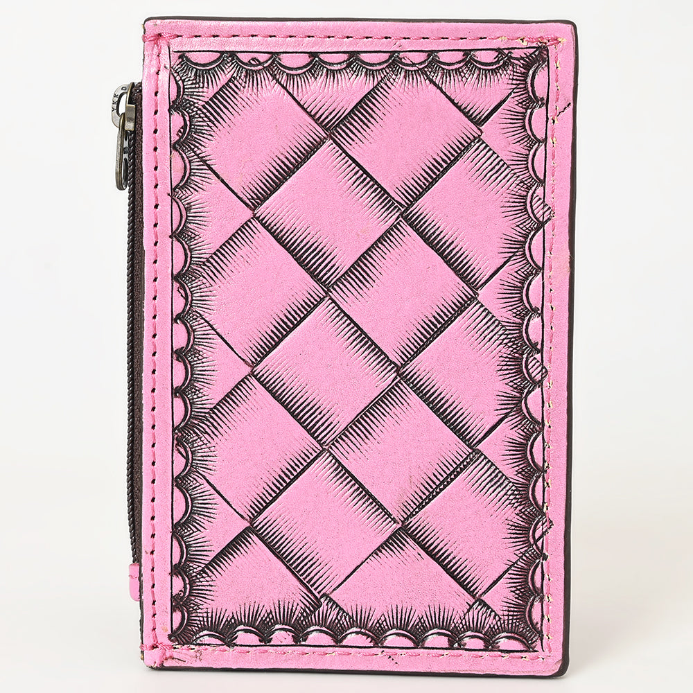 American Darling Card-Holder Hand Tooled Genuine Leather