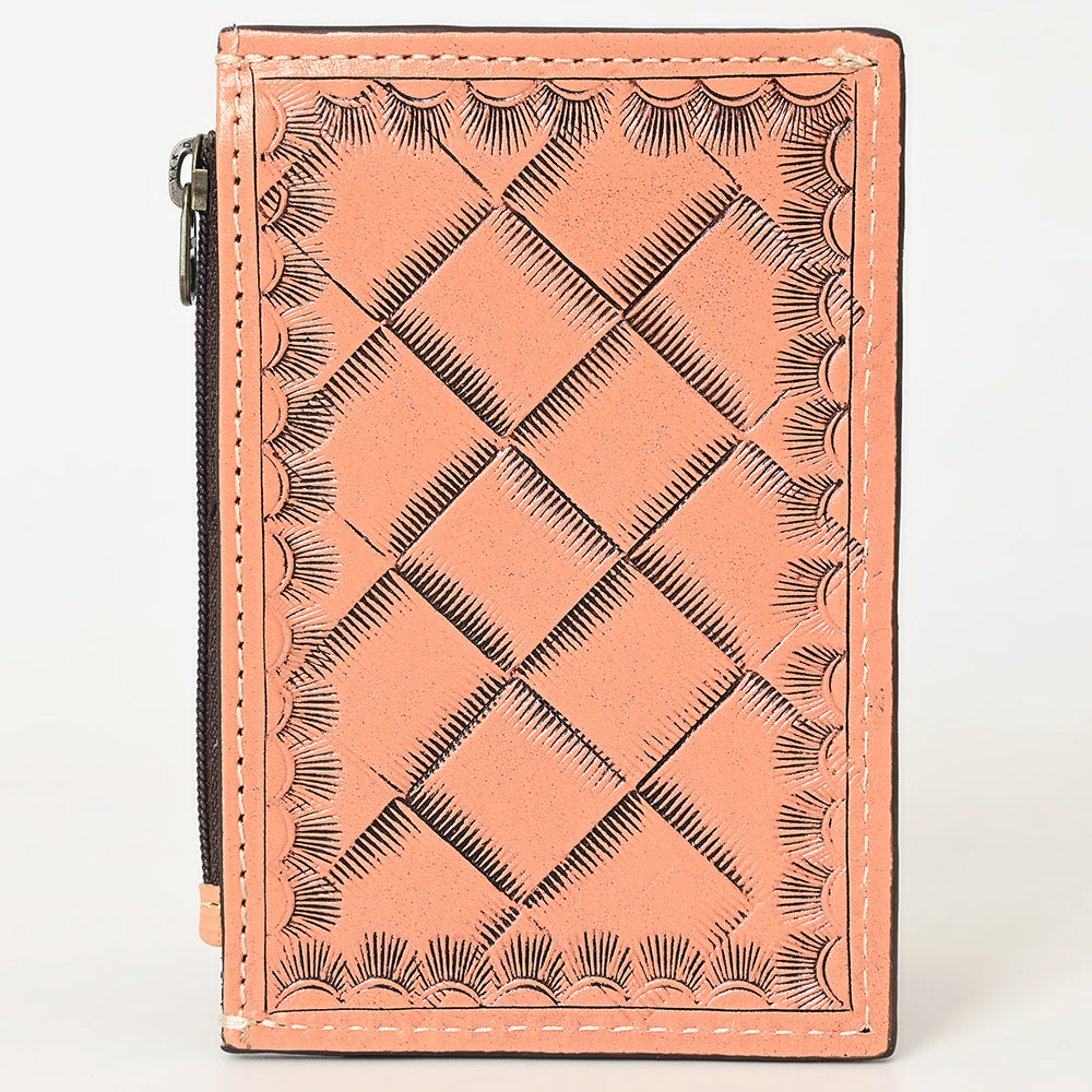 American Darling Card-Holder Hand Tooled Genuine Leather