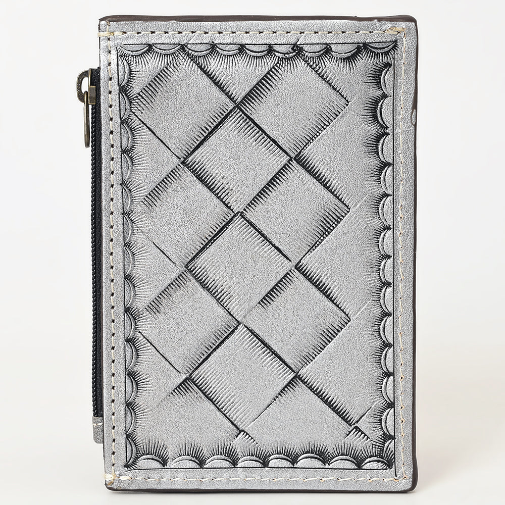 American Darling Card-Holder Hand Tooled Genuine Leather