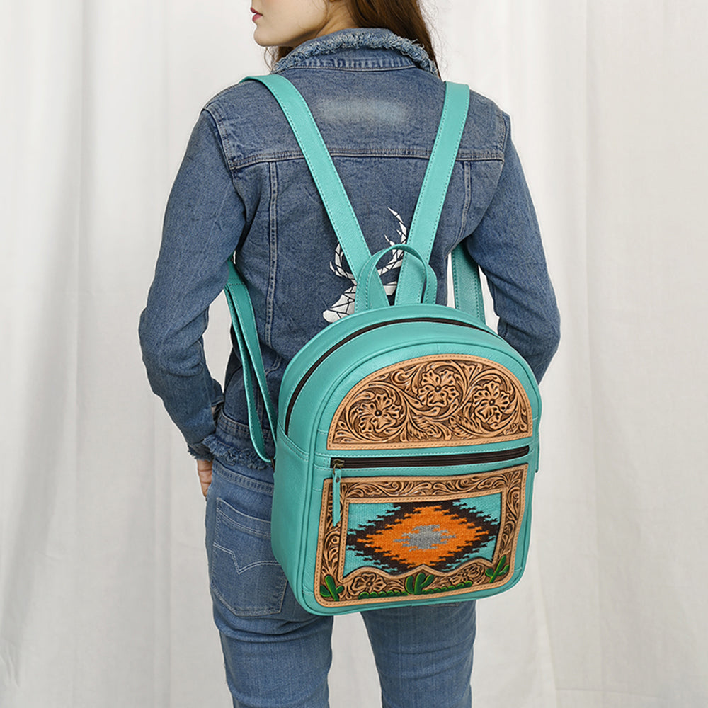 American Darling Hand-Tooled Genuine Leather Sling Bag