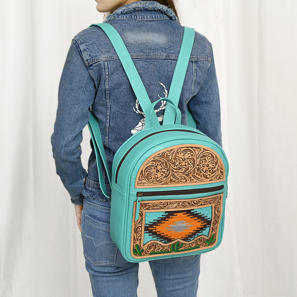 American Darling Hand-Tooled Genuine Leather Sling Bag