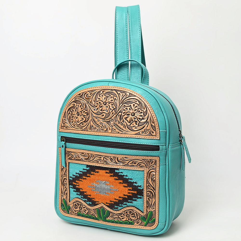 American Darling Hand-Tooled Genuine Leather Sling Bag