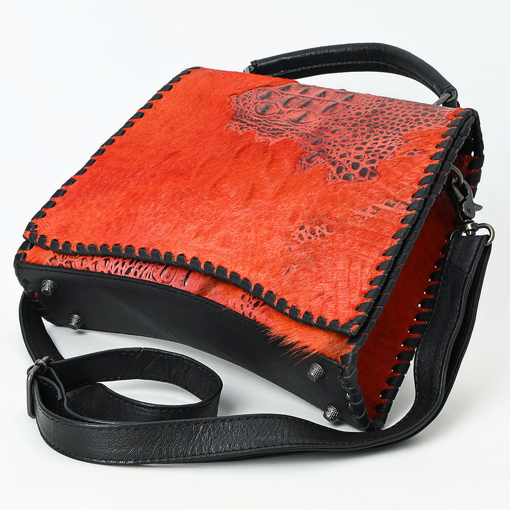 American Darling Tote Crocodile Embossed Genuine Leather