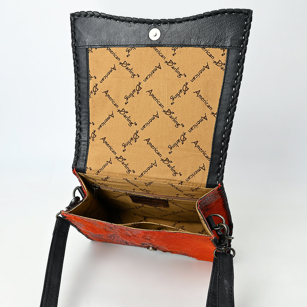 American Darling Tote Crocodile Embossed Genuine Leather