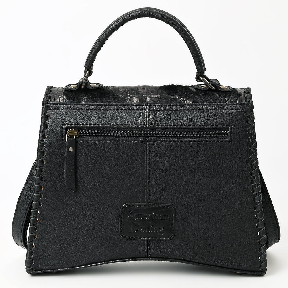American Darling Tote Crocodile Embossed Genuine Leather