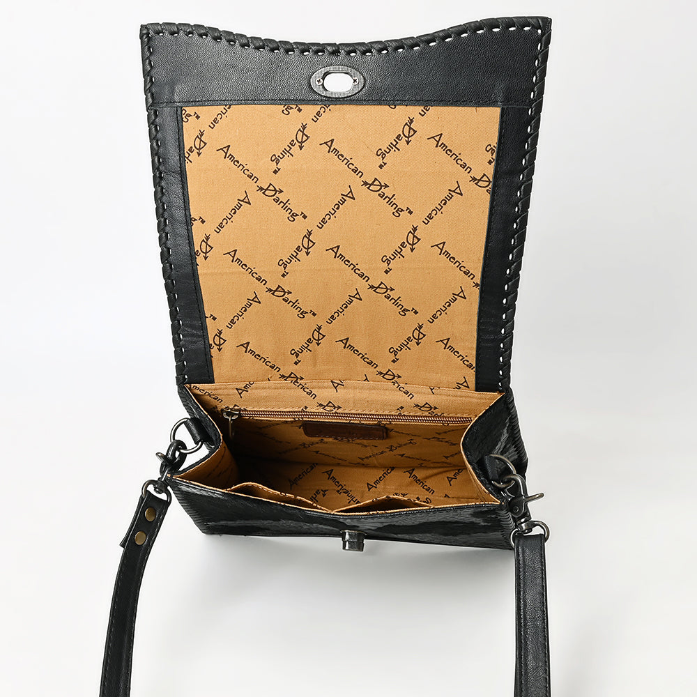 American Darling Tote Crocodile Embossed Genuine Leather